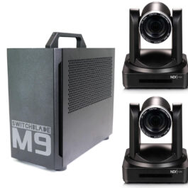 Switchblade M9 vMix switcher – Bundle with Two (2) PTZ 20X Zoom Cameras