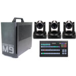 Switchblade M9 vMix switcher – Bundle with Three (3) PTZ 20X Zoom Cameras and Control Surface