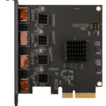 PTZCam 4-channel HDMI PCI Express capture card