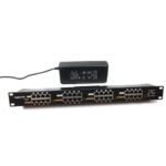 16 Port Gigabit PoE Injector, Mode A, Rack Mount with 48V 120W Power Supply